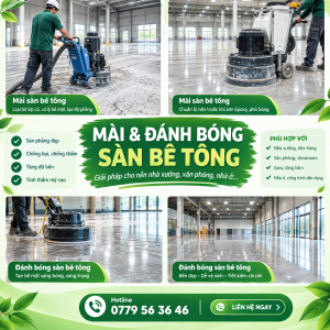 Mai san be tong danh bong san be tong tai hue uy tin chat luong - Vesinhtoantam